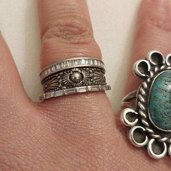 3 Stack Sterling Silver Rings - Picture 1 of 4